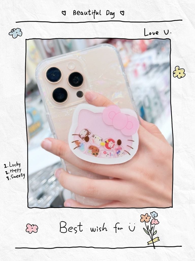POPSOCKET Magsafe Nam Châm Hít Hello Kitty Kute