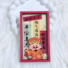 Magnet Trang Trí Tủ Lạnh Vuông Ông Thần Tài Thần Tài Tết ( 5 Mẫu)