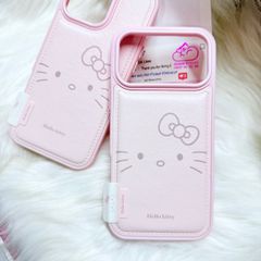 Case Ốp điện thoại iPhone Da Phao Hồng Babe Hello Kitty iPhone 13/14/15/16/17Pro/Promax