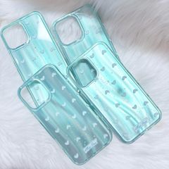 Case Ốp điện thoại iPhone Trái Tim Xanh (Blue Love) Hologram Bling Bling iPhone 13/14/15/16/Pro/Promax