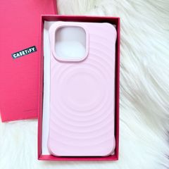 Case Ốp Điện thoại iPhone Casetify Ripple Case Màu Hồng - Primrose Pink Magsafe Basic iPhone 17/16/15Pro/Promax
