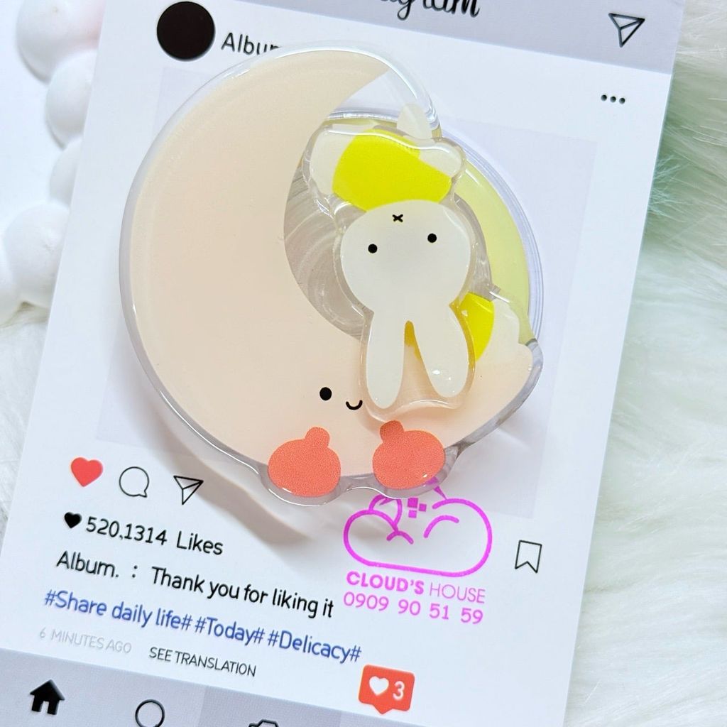 POPSOCKET Magsafe Nam Châm Hít Mẫu Miffy Rabbit - Thỏ