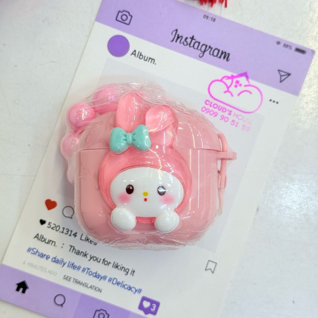 COVER AIRPOD 4 SU DẺO NHIỀU MẪU