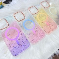 Case Ốp điện thoại iPhone Likgus Trong Ombre Nhiều Màu Bling Bling Magsafe iPhone 16/17/Promax