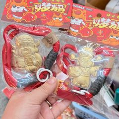 Dây đeo Điện thoại/ Móc Khóa Thần Tài Dây đỏ