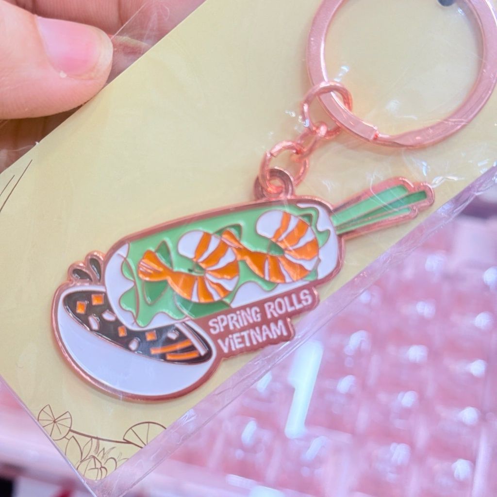 Móc Khoá/ Móc Treo Metal Keychain thuần Việt Trang Trí Quà Lưu Niệm Việt Nam