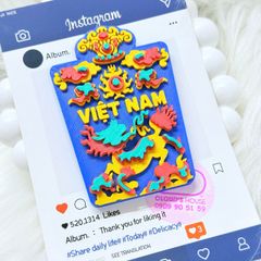 CNHN- Nam Châm Hít/ Dán Tủ Lạnh Quà Lưu Niệm Việt Nam Fridge Magnet - Refrigerator Magnet