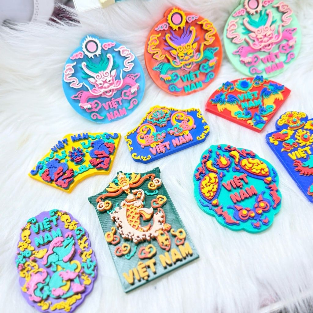 CNHN- Nam Châm Hít/ Dán Tủ Lạnh Quà Lưu Niệm Việt Nam Fridge Magnet - Refrigerator Magnet