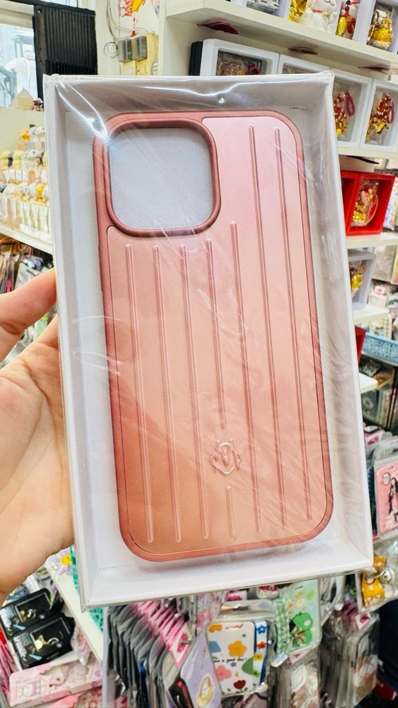 Case Ốp điện thoại iPhone Vân Vali RIMOWA Nhiều Màu Dòng iPhone 16 Promax