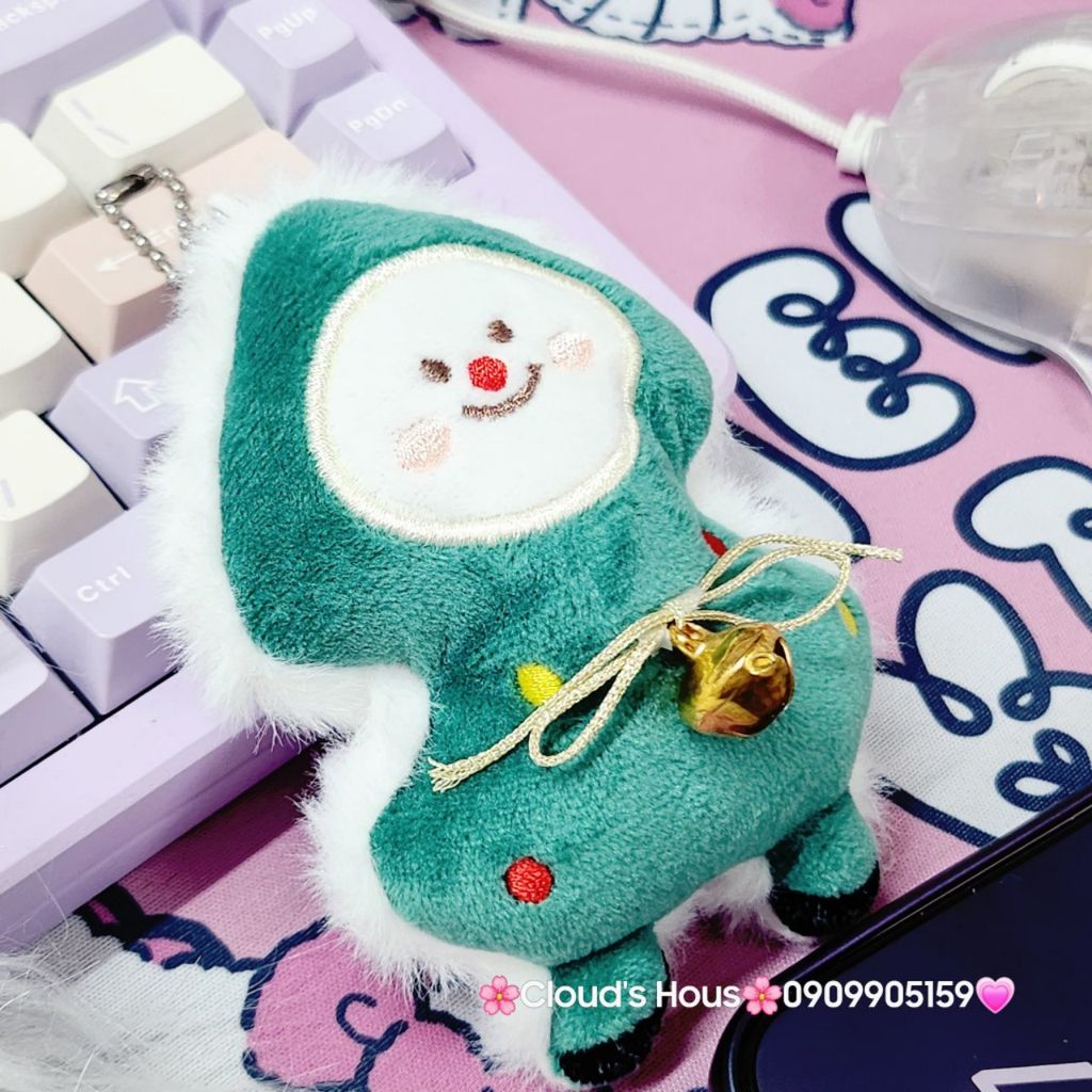 Móc Khóa Gấu Bông Giáng Sinh
