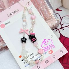 Dây đeo điện thoại ngắn Hello Kitty charm Kute (Quảng Châu, Thái Lan)
