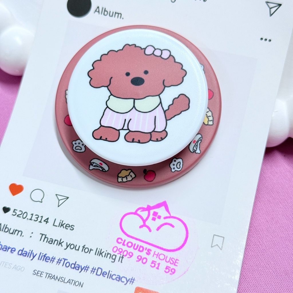 POPSOCKET Magsafe Nam Châm Hít CHÓ - MÈO Kute