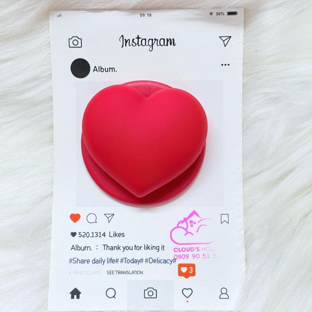 POPSOCKET Magsafe Nam Châm Hít Hình Trái Tim