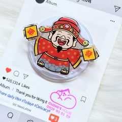 POPSOCKET Magsafe Nam Châm Hít Mẫu Mèo May Mắn Thần Tài TẾT 2026
