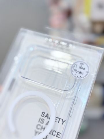 Case Ốp điện thoại iPhone Likgus Trong Ji Magsafe Khoét Camera Không Vàng iPhone 17Promax/Pro/Air