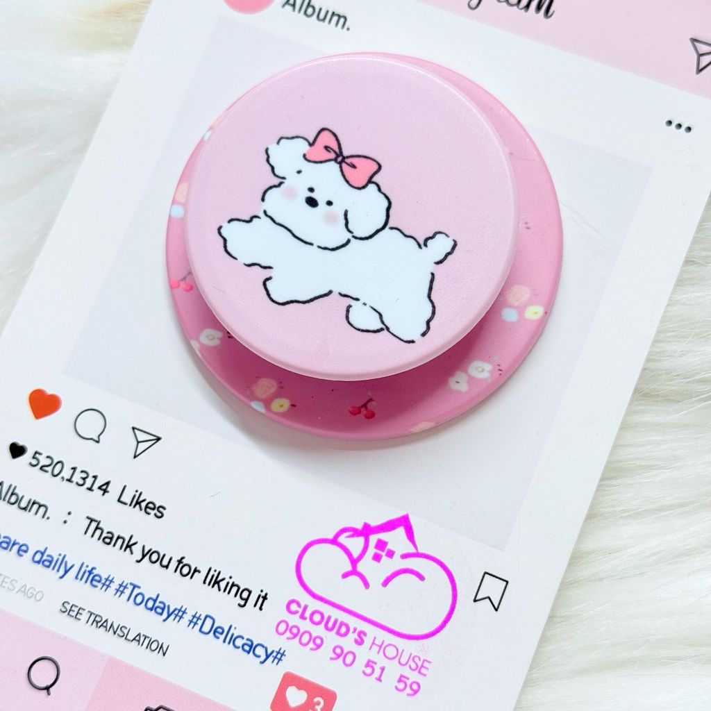 POPSOCKET Magsafe Nam Châm Hít CHÓ - MÈO Kute