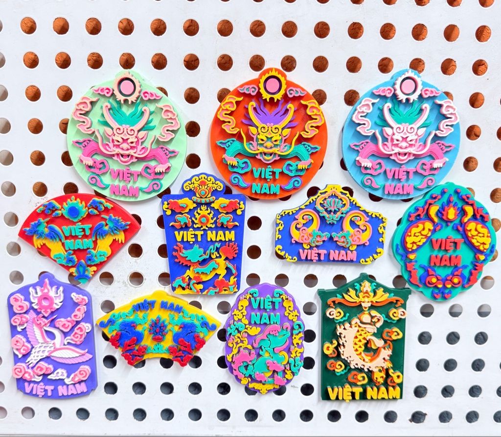 CNHN- Nam Châm Hít/ Dán Tủ Lạnh Quà Lưu Niệm Việt Nam Fridge Magnet - Refrigerator Magnet