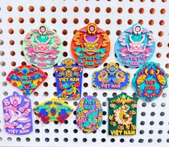 CNHN- Nam Châm Hít/ Dán Tủ Lạnh Quà Lưu Niệm Việt Nam Fridge Magnet - Refrigerator Magnet