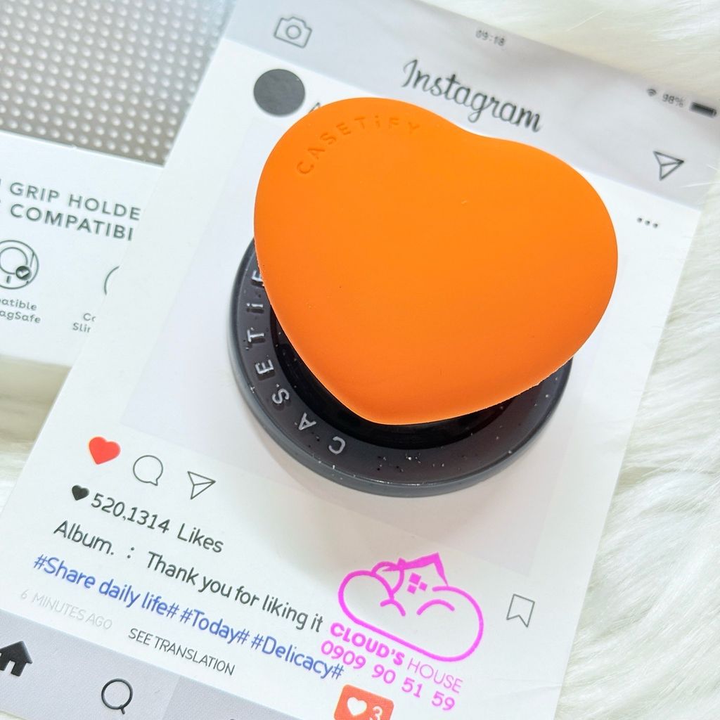 POPSOCKET Magsafe Nam Châm Hít CaseTify BÔNG HOA đê Chữ C
