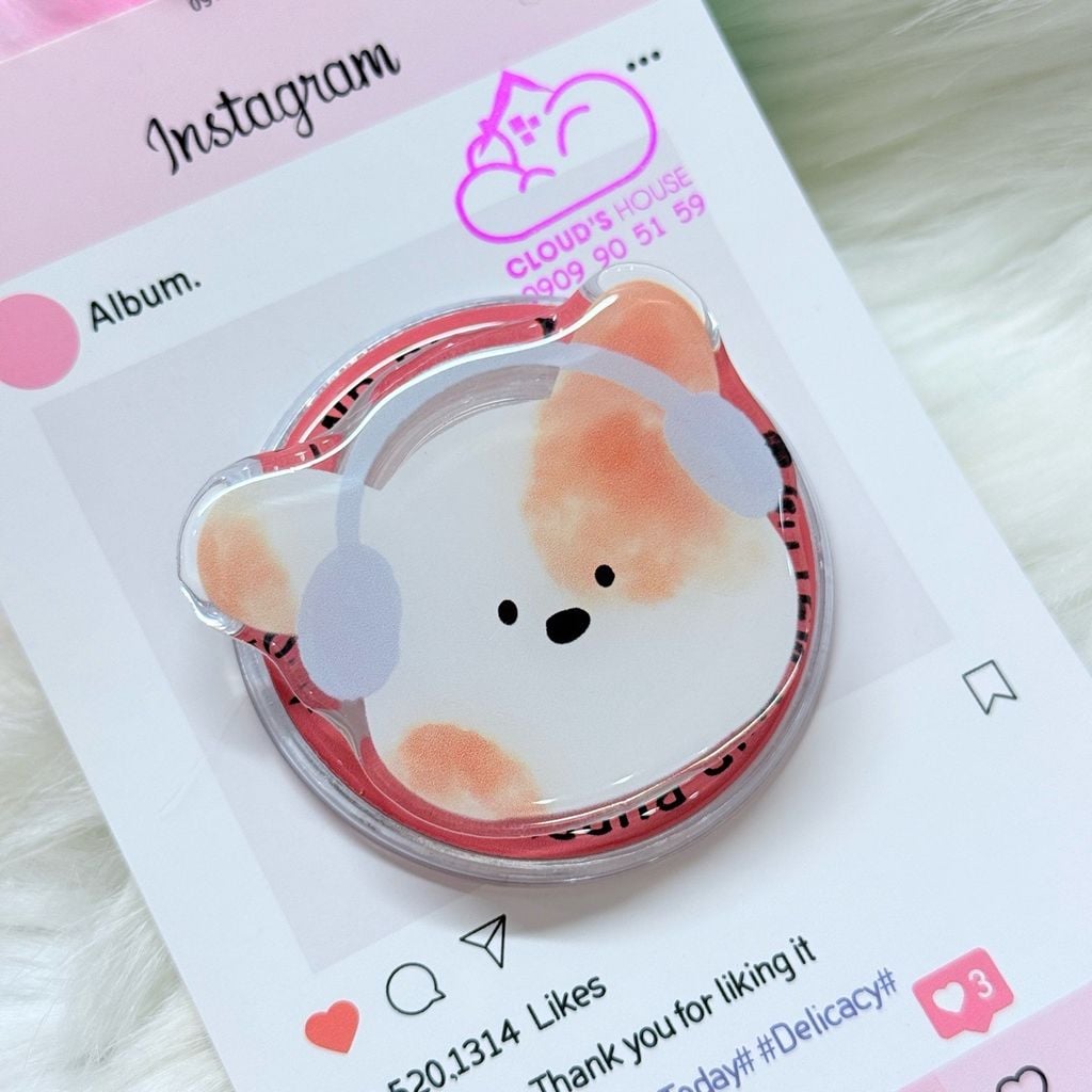 POPSOCKET Magsafe Nam Châm Hít CHÓ - MÈO Kute