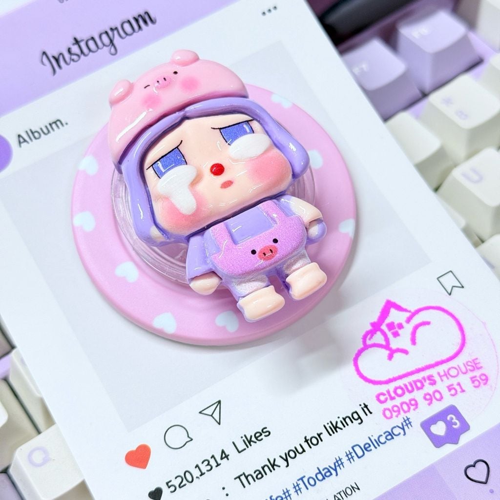 POPSOCKET Magsafe Nam Châm Hít CRY BABY Kute