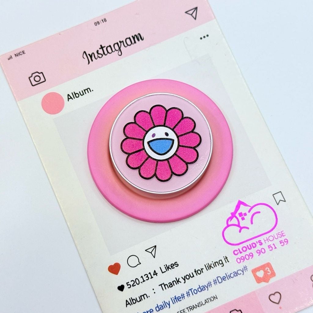 POPSOCKET Magsafe Nam Châm Hít Mẫu BÔNG HOA