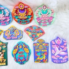 CNHN- Nam Châm Hít/ Dán Tủ Lạnh Quà Lưu Niệm Việt Nam Fridge Magnet - Refrigerator Magnet