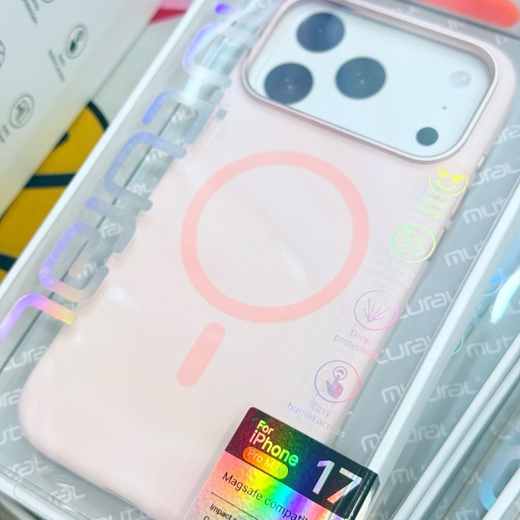 Case Ốp điện thoại iPhone MUTURAL Silicone Magsafe Nhiều Màu Chống Shock iPhone 16/17/Pro/Promax