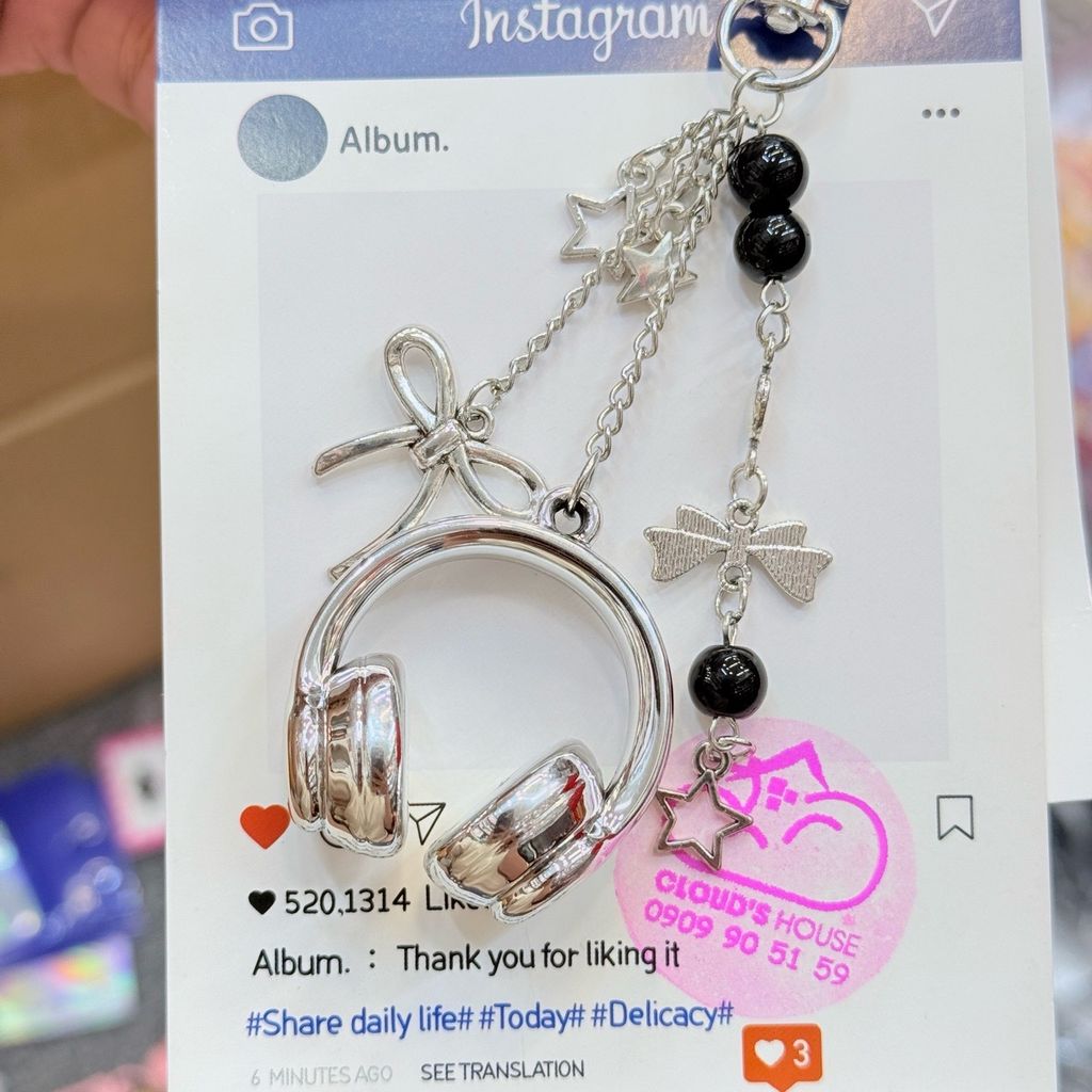 Dây đeo điện thoại ngắn Hello Kitty charm Kute (Quảng Châu, Thái Lan)