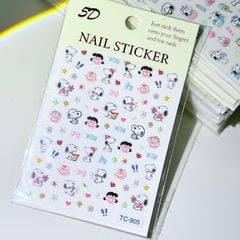 Sticker 5D Nổi Mini Nails/ Điện Thoại