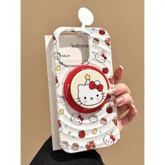 Case Ốp điện thoại iPhone Magsafe Hello Kitty và Gấu Nâu Kute iPhone 13/14/15/16/Pro/Promax