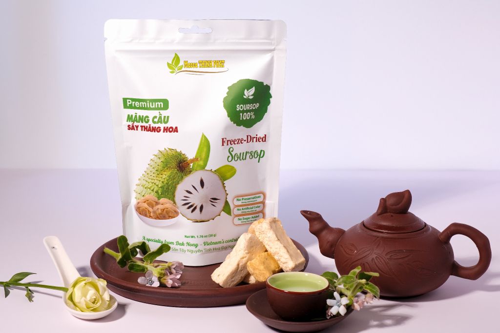 Mẵng cầu sấy thăng hoa