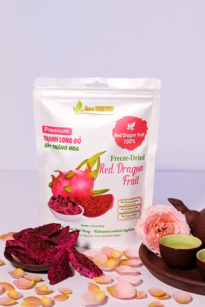 Thanh Long sấy thăng hoa