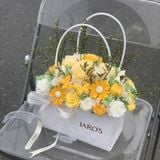  Giỏ hoa nến Good Luck Basket (Standard) - Yellow 