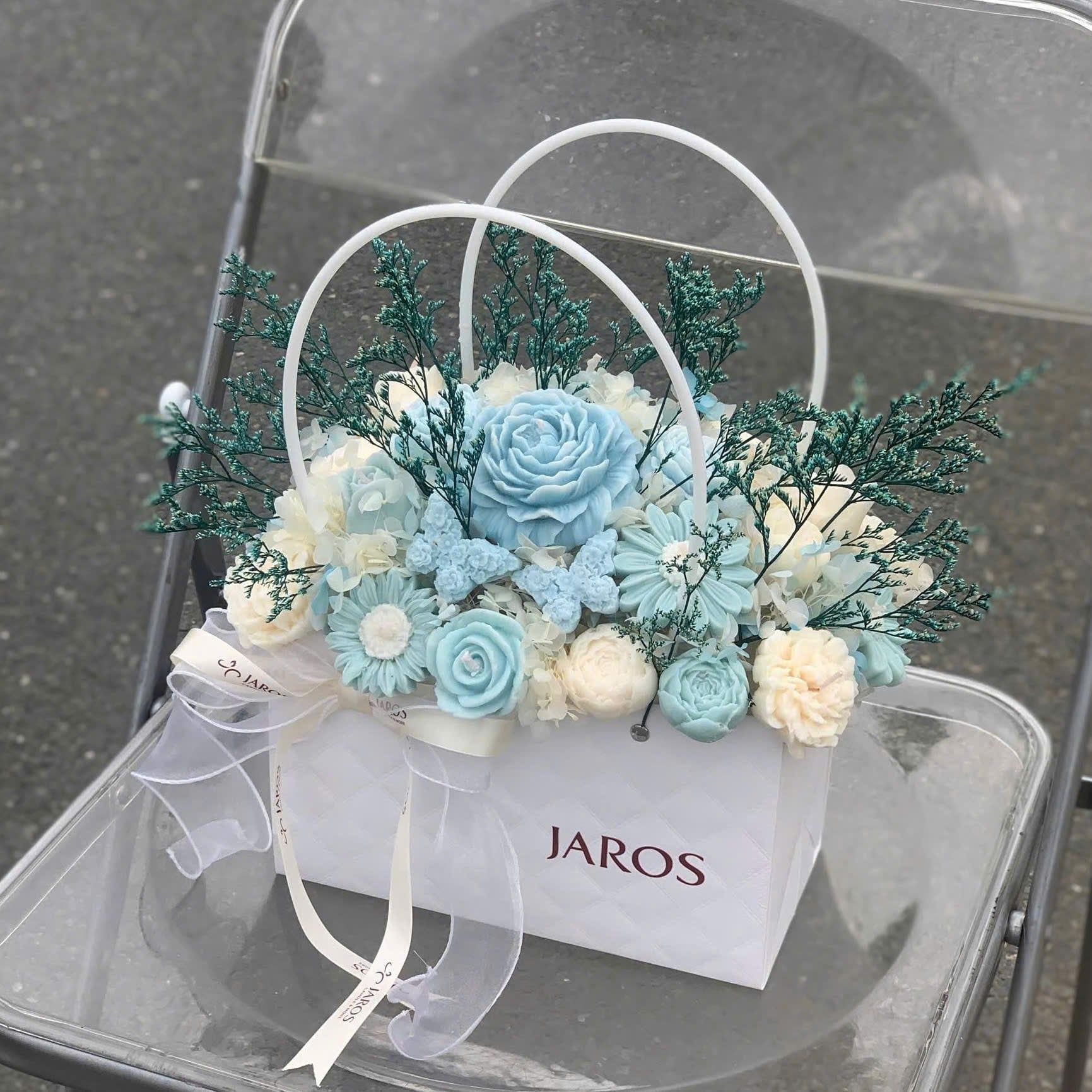  Giỏ hoa nến Good Luck Basket (Standard) - Aqua 