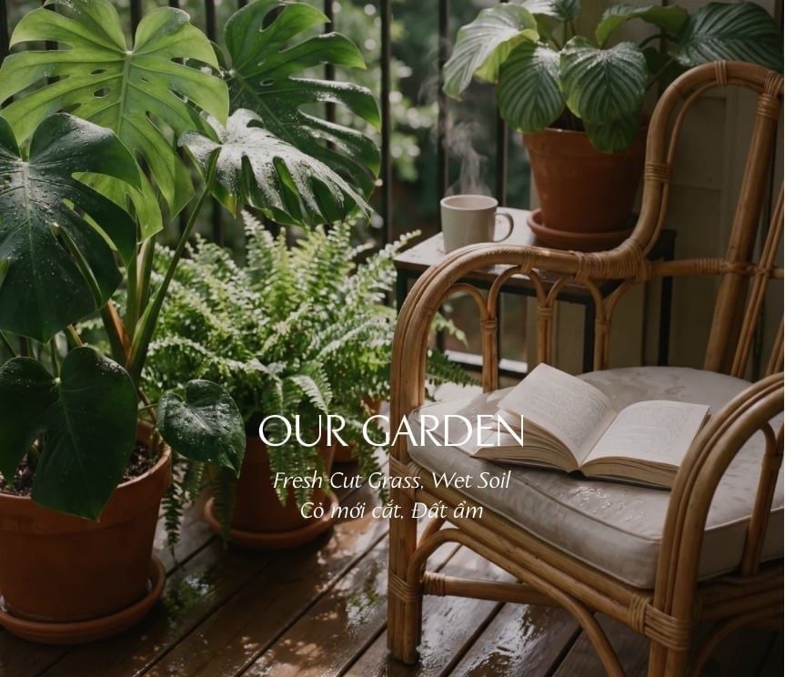  Nến thơm Basic - Our Garden 