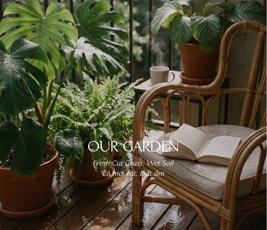  Nến thơm Terracotta - Our Garden 