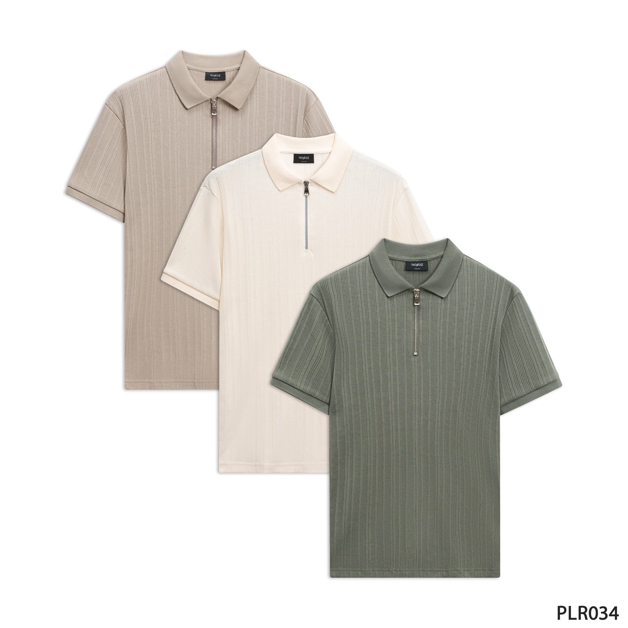  Áo polo RAFOZ trụ Zipper Basic - 034 