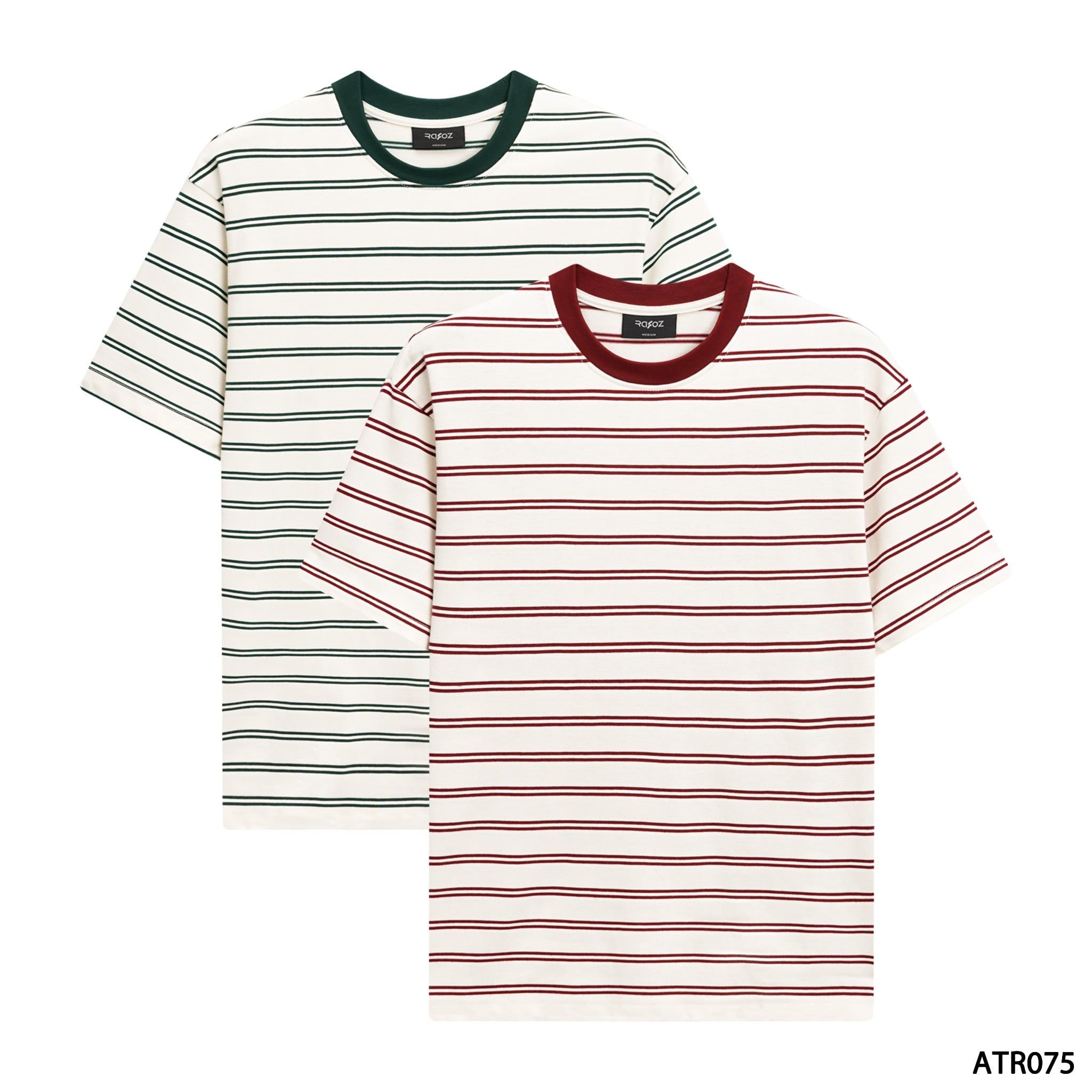  Áo thun Over fit RAFOZ Striped - 084 