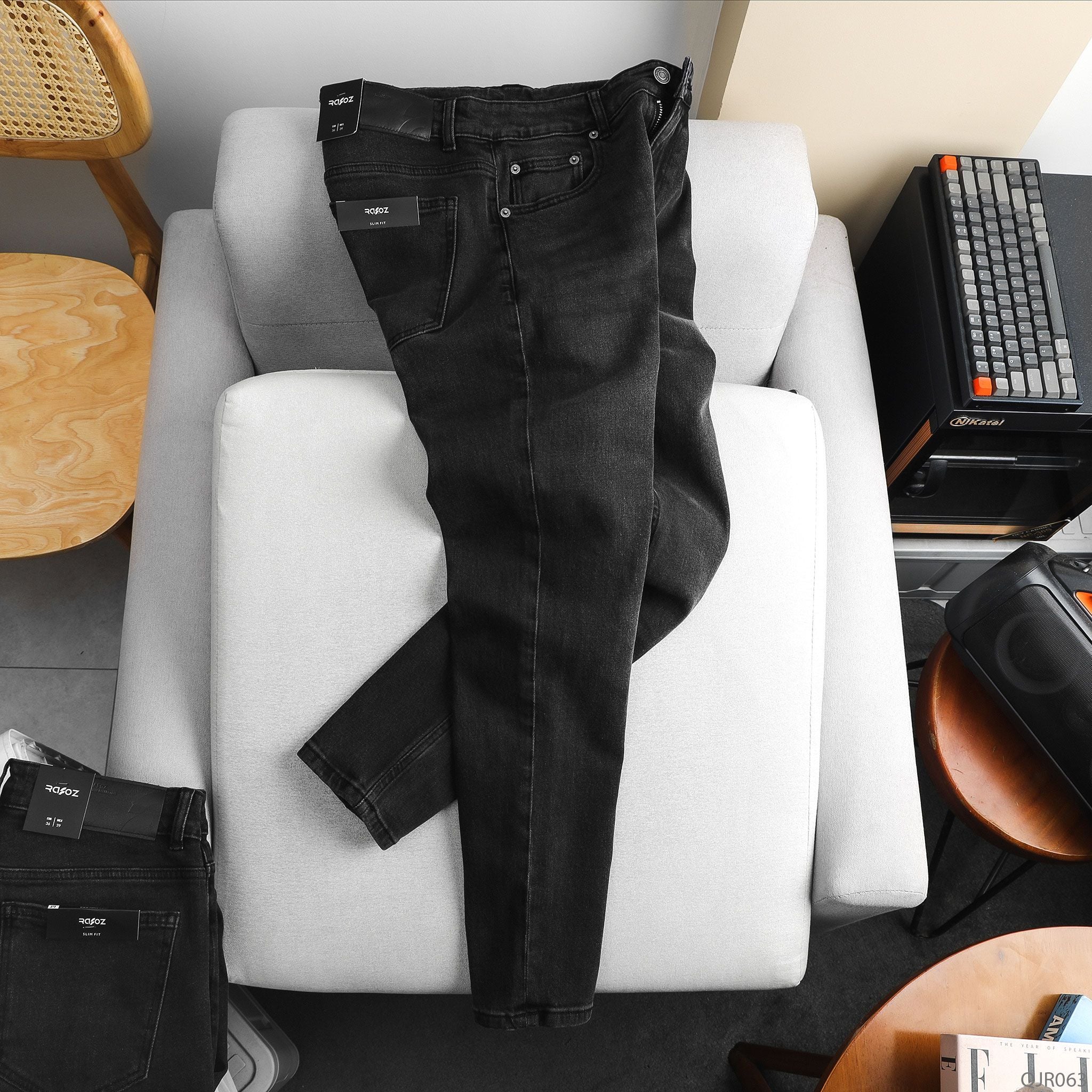  Quần jean RAFOZ Dark Grey Slimfit - 063 