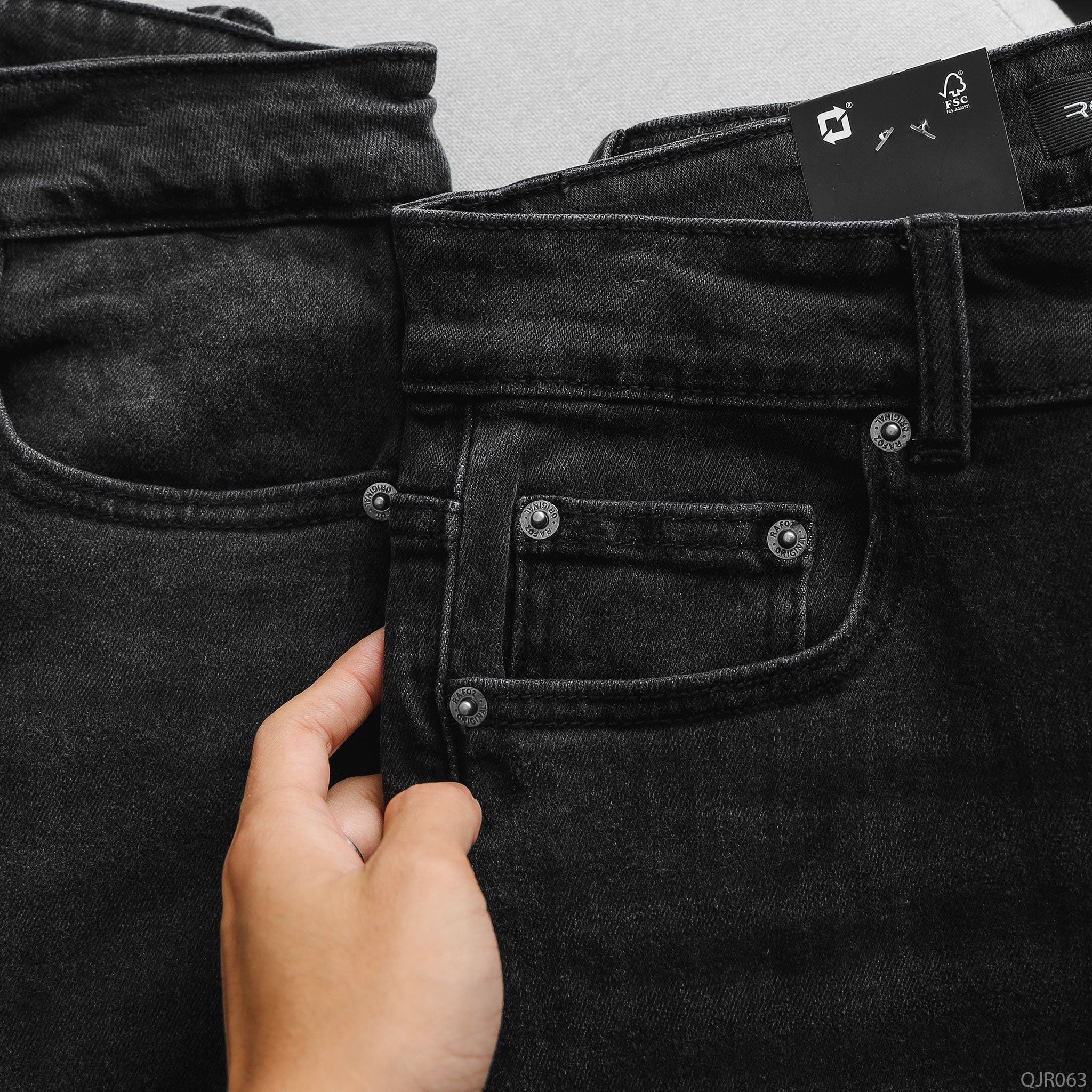  Quần jean RAFOZ Dark Grey Slimfit - 063 