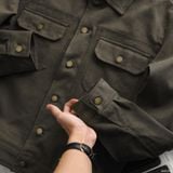  Áo khoác kaki cổ bẻ - 016 