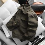  Áo khoác kaki cổ bẻ - 016 