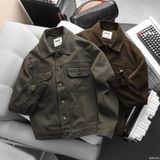  Áo khoác kaki cổ bẻ - 016 