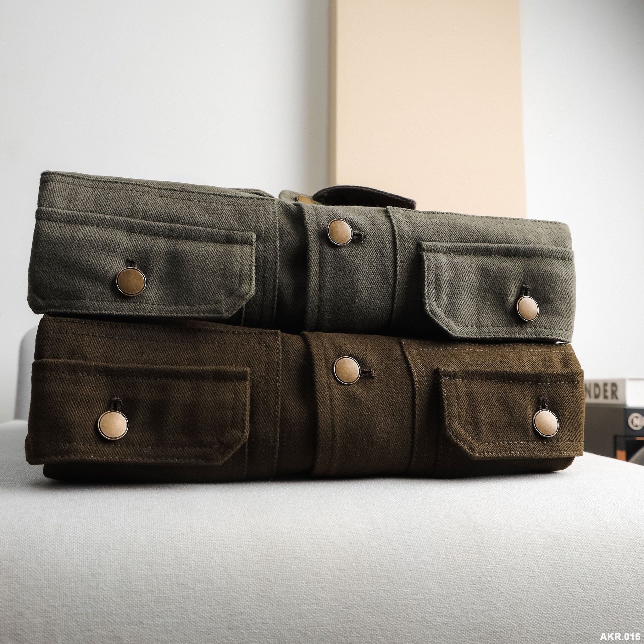  Áo khoác kaki cổ bẻ - 016 