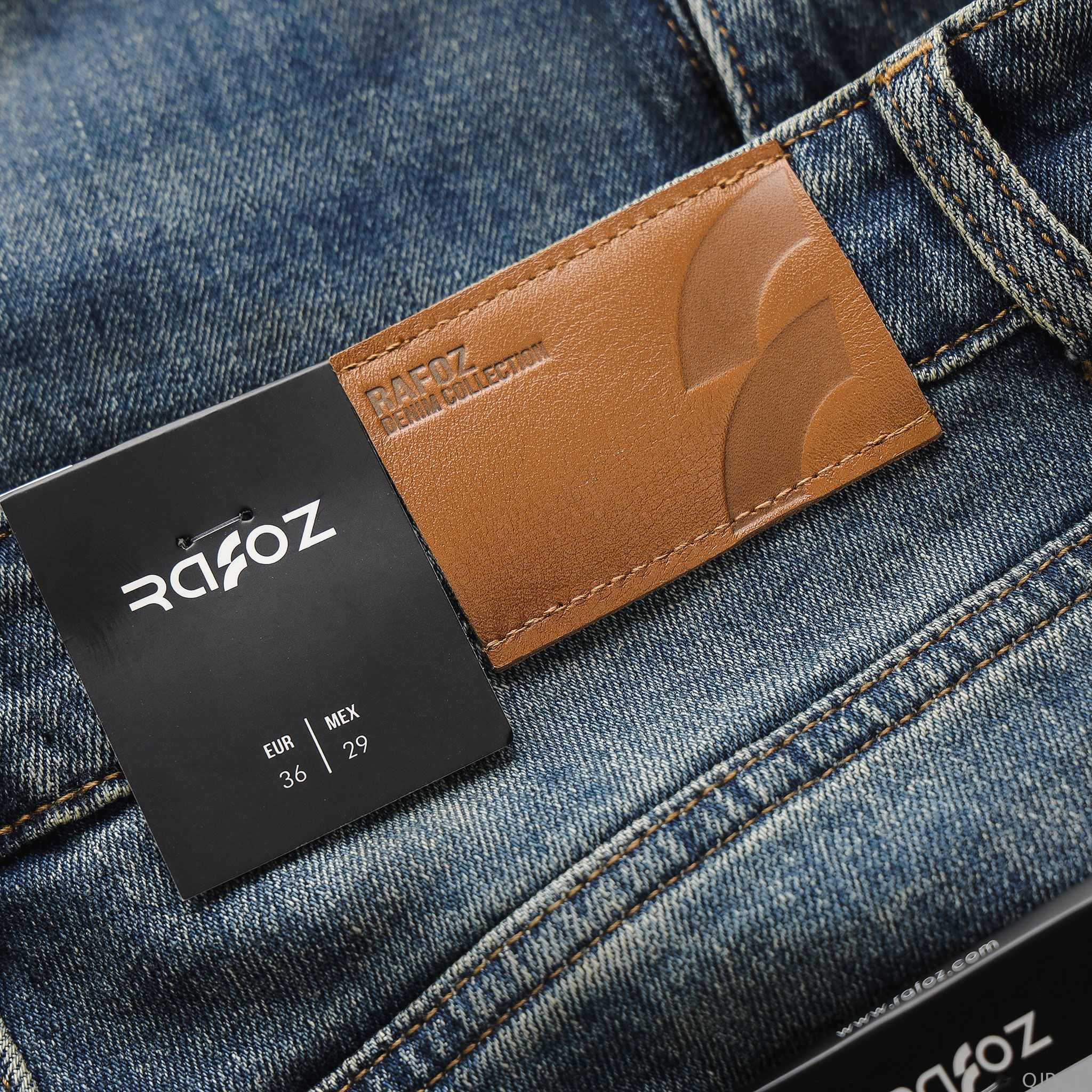  Quần jean relaxed RAFOZ blue wash - 038 