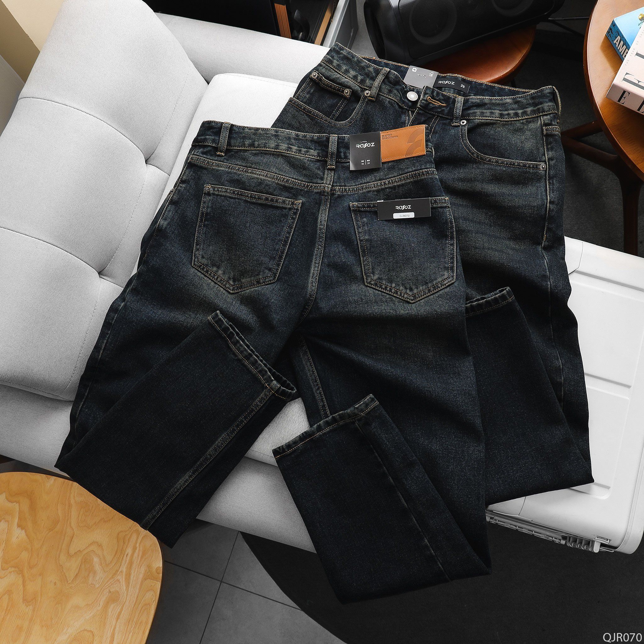  Quần jean relaxed RAFOZ dark blue - 070 
