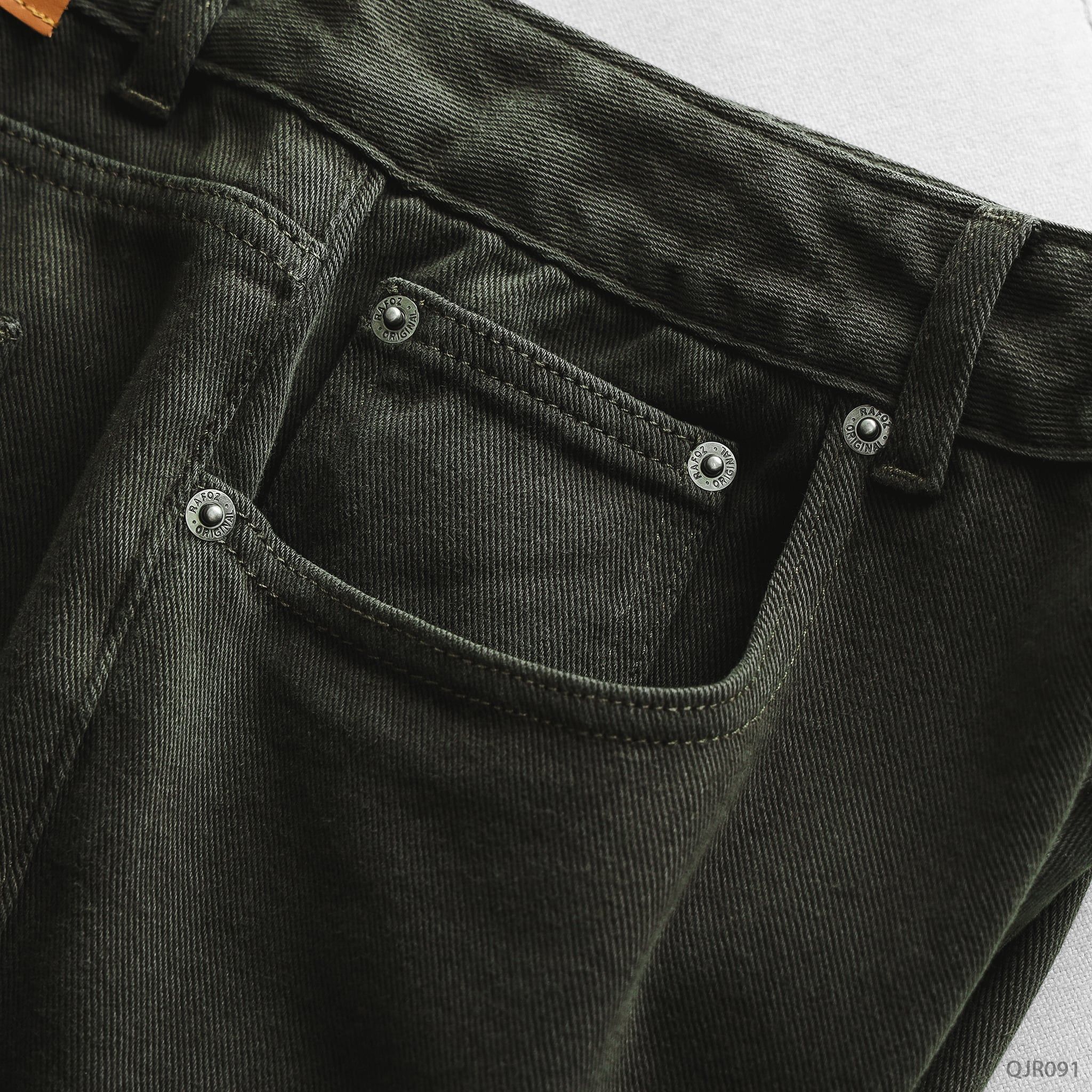  Quần jean dark emerald form relaxed - 091 