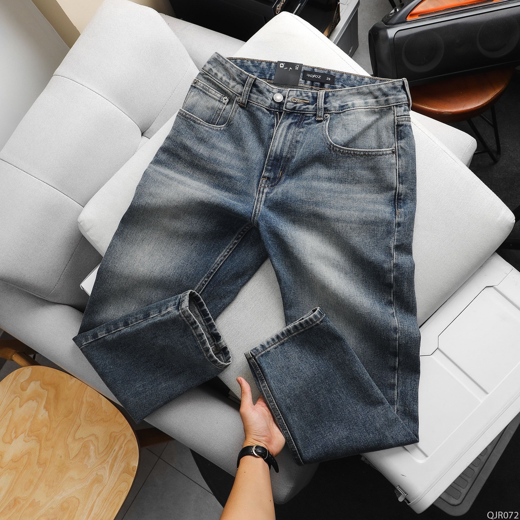  Quần jean relaxed RAFOZ faded wash - 072 