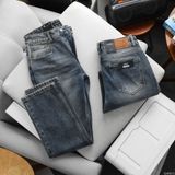  Quần jean relaxed RAFOZ faded wash - 072 